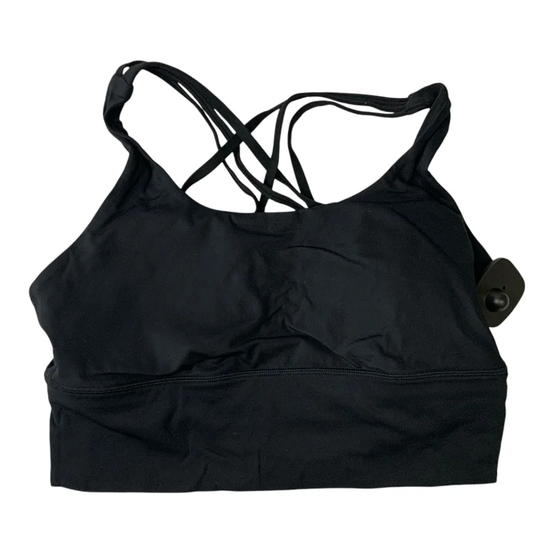 Yoga Bar for Hydration and Endurance -Athletic Bra By Crazy Yoga In Black, Size: M