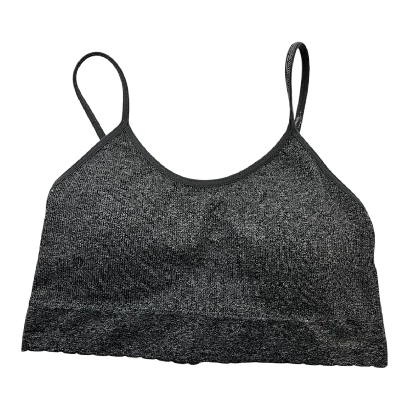 Yoga Bar with Fresh Ginger -Athletic Bra By Danskin In Charcoal, Size: L