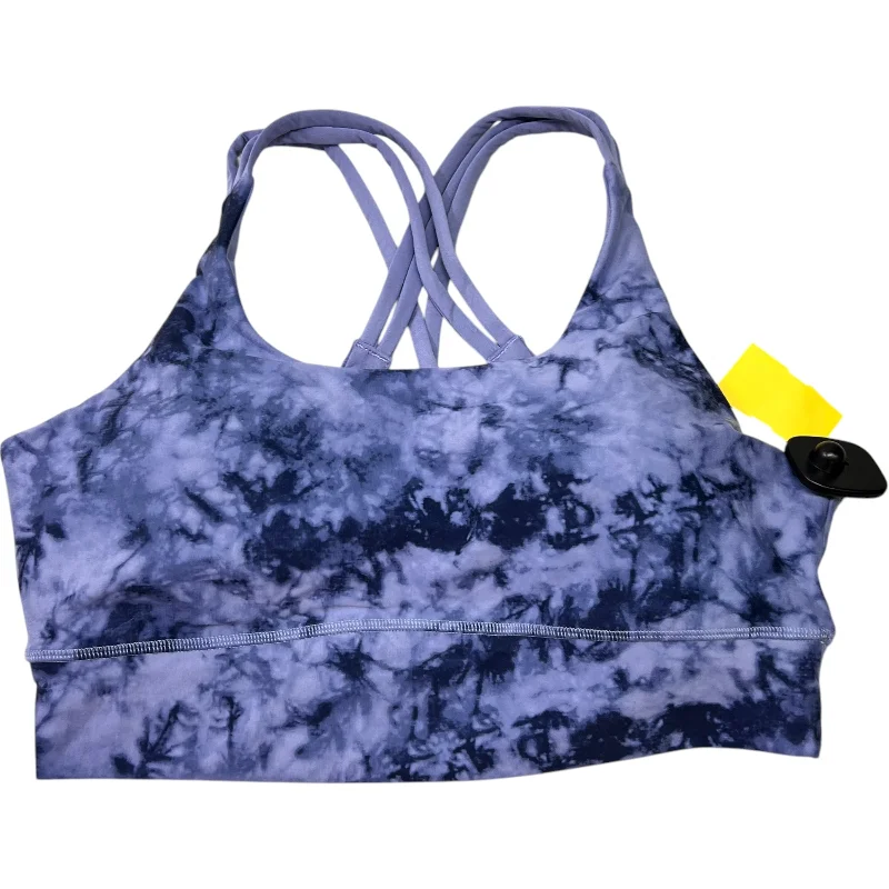Vegan Yoga Bar with Omega-3 -Athletic Bra By Dsg Outerwear In Purple, Size: L