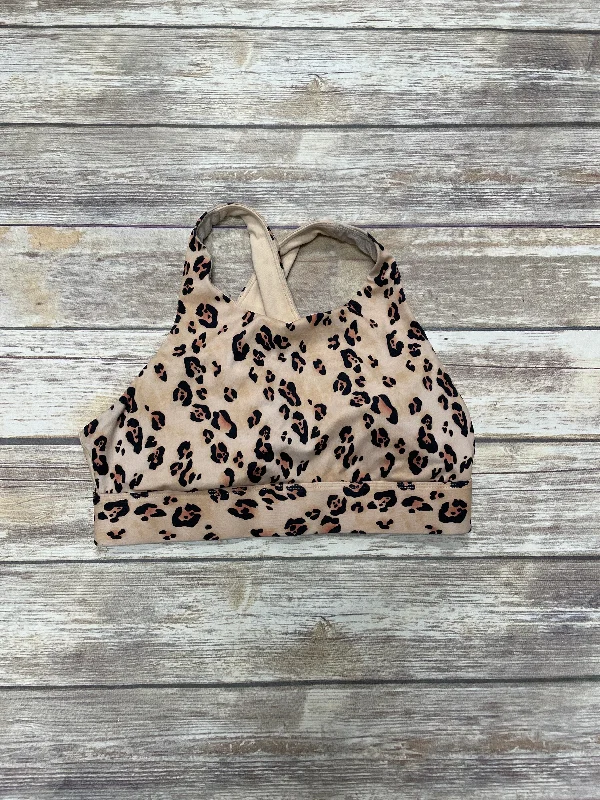 Yoga Bar with Acai for Energy -Athletic Bra By Fabletics In Animal Print, Size: L