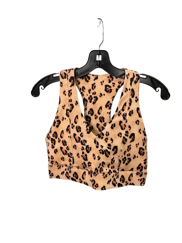 Yoga Bar with No Artificial Ingredients -Athletic Bra By Fabletics In Animal Print, Size: M