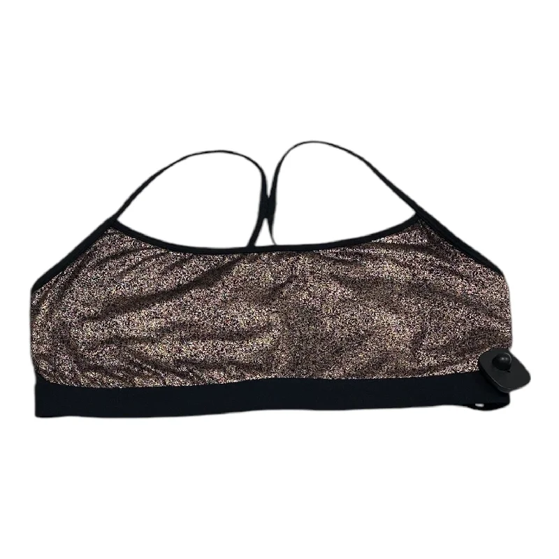 Yoga Bar with Vitamin C -Athletic Bra By Fabletics In Black, Size: 1x
