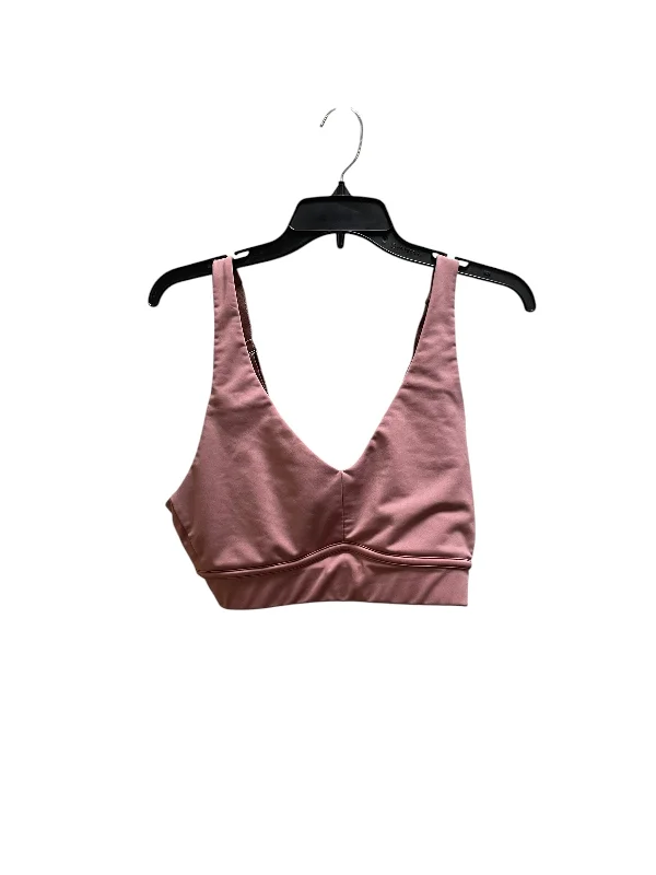 Yoga Bar with Avocado and Kale -Athletic Bra By Fabletics In Pink, Size: Xl