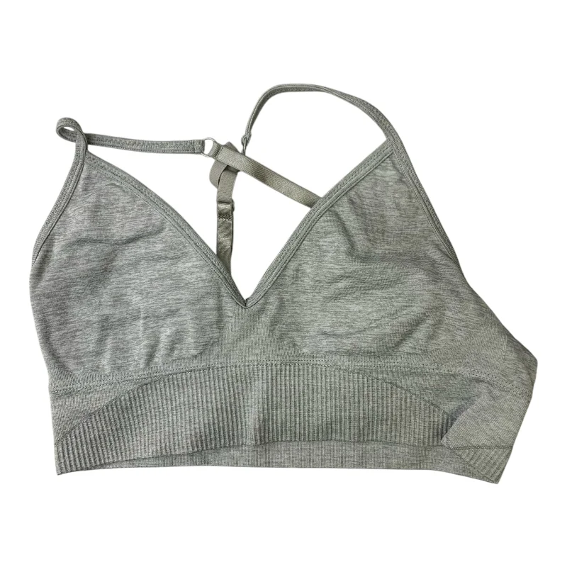 Yoga Bar for Focused Energy -Athletic Bra By Forever 21 In Grey, Size: S