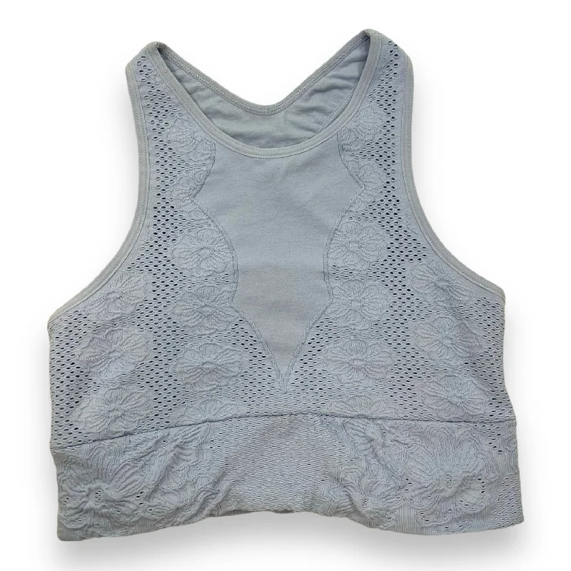 Yoga Bar with Spinach and Kale -Athletic Bra By Free People In Blue, Size: M