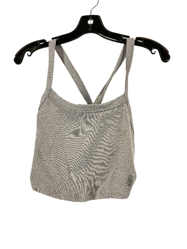 Yoga Bars for Mind-Body Balance -Athletic Bra By Free People In Grey, Size: M