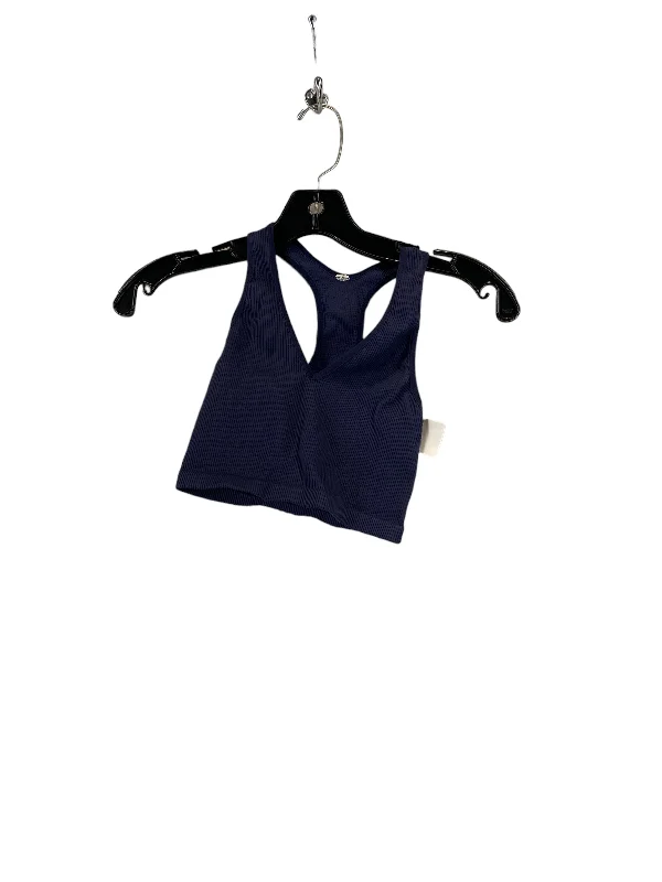 Yoga Bar for Hiking and Yoga -Athletic Bra By Free People In Navy, Size: Xs