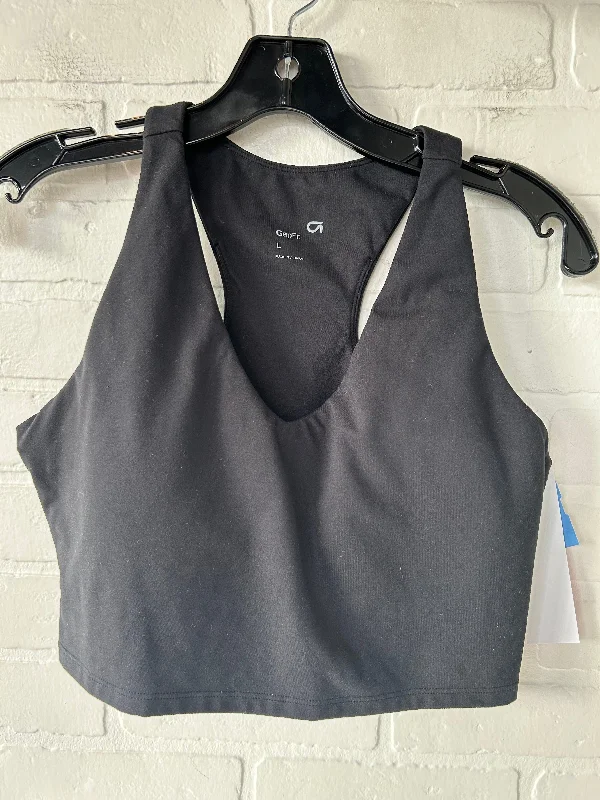 Yoga Bar with Plant-Based Prebiotics -Athletic Bra By Gapfit In Black, Size: L