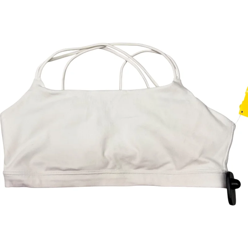 Yoga Bar with Cacao for Antioxidants -Athletic Bra By Gapfit In White, Size: M