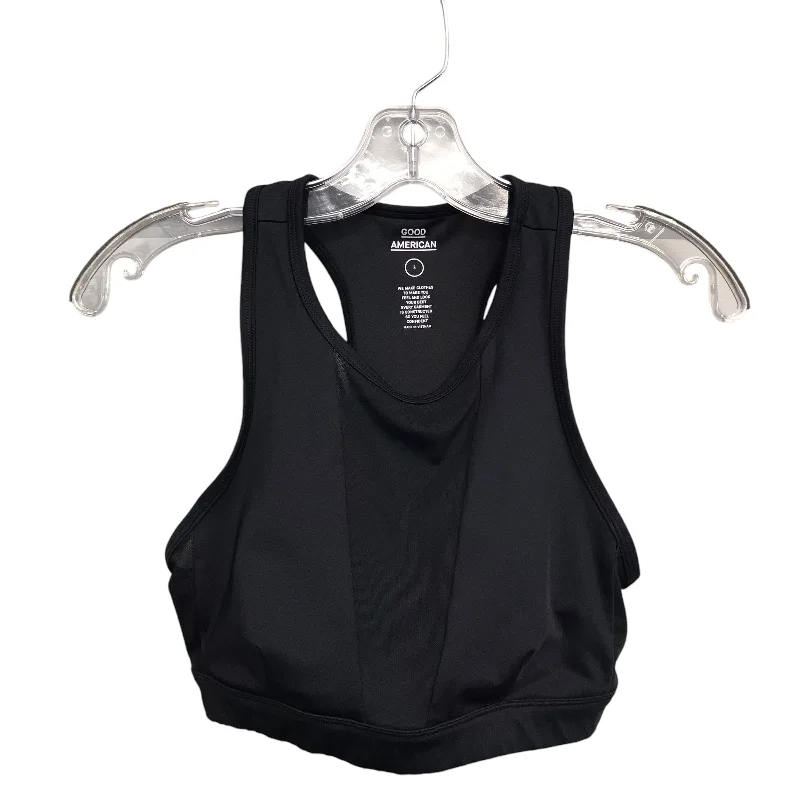 Yoga Bars for Clean Nutrition -Athletic Bra By Good American In Black, Size:M