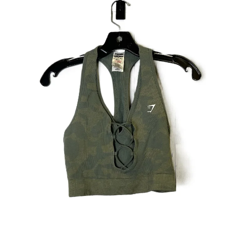 Yoga Bar with Superfood Ingredients -Athletic Bra By Gym Shark In Green, Size: Xl