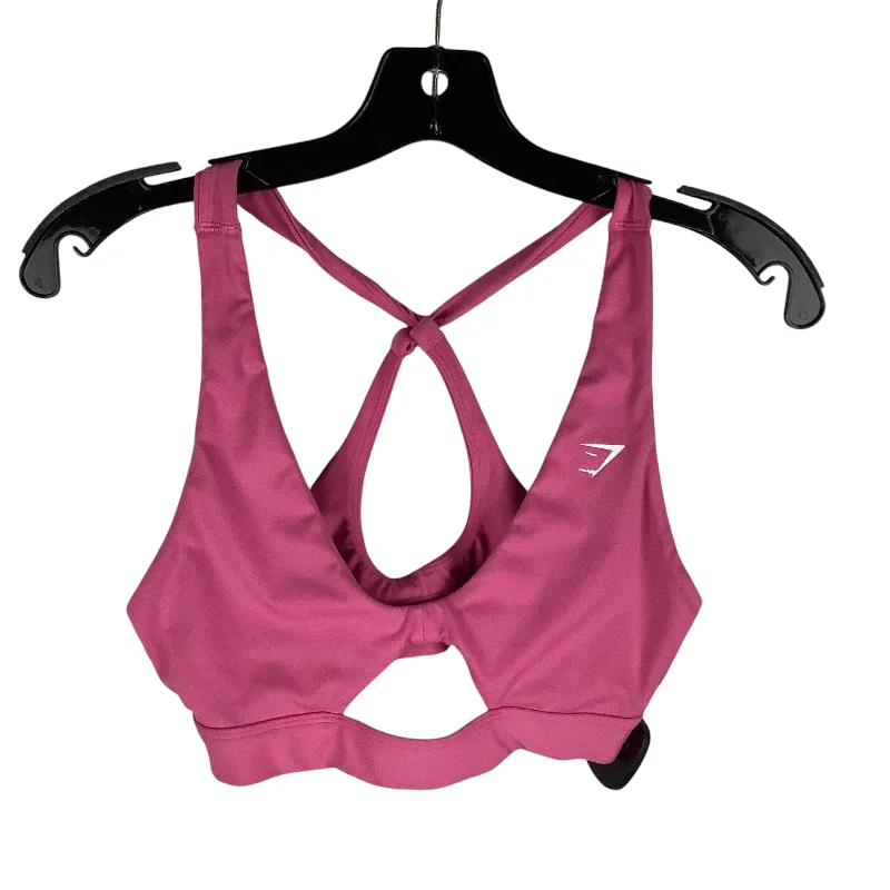 Yoga Bar with Chia Seeds and Blueberries -Athletic Bra By Gym Shark In Pink, Size: M