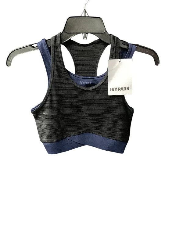 Yoga Bar for Outdoor Activities -Athletic Bra By Ivy Park In Black & Blue, Size: S