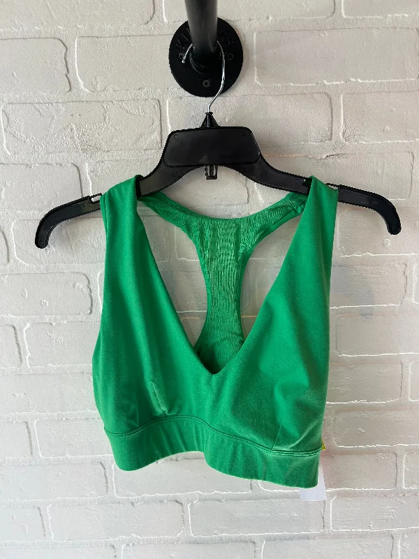 Yoga Bar with Coconut Flour -Athletic Bra By J. Crew In Green, Size: L