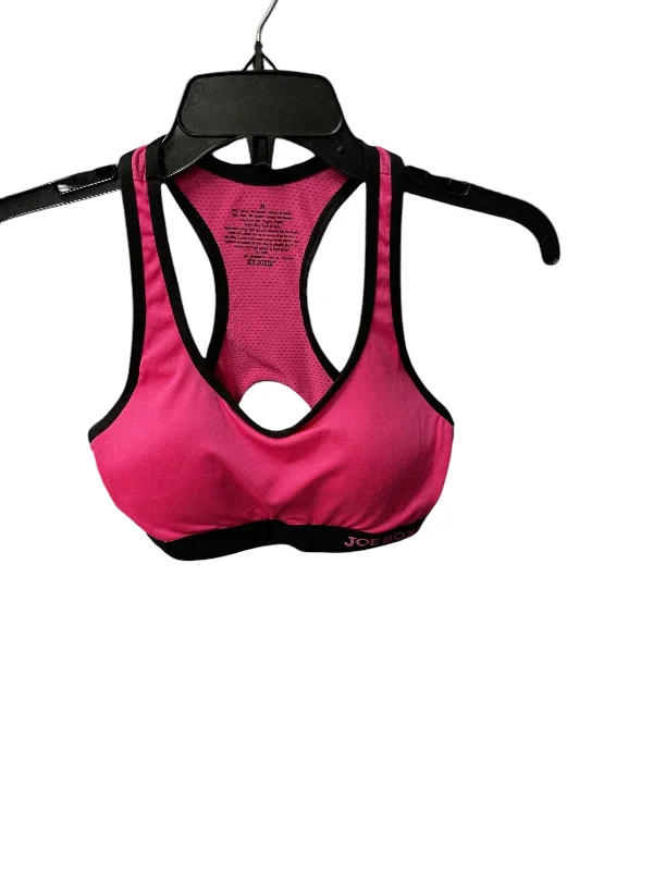 Yoga Bars for Mind-Body Balance -Athletic Bra By Joe Boxer In Pink, Size: M