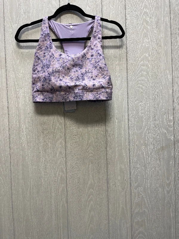 Yoga Bar for Daily Energy -Athletic Bra By Johnny Was In Purple & Tan, Size: Xl