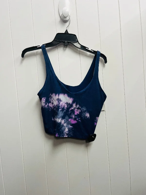 Yoga Bar with Apple and Cinnamon -Athletic Bra By Lulu Townsend In Blue & Pink, Size: M Yoga Bar with Apple and Cinnamon -Athletic Bra By Lulu Townsend In Blue & Pink, Size: M