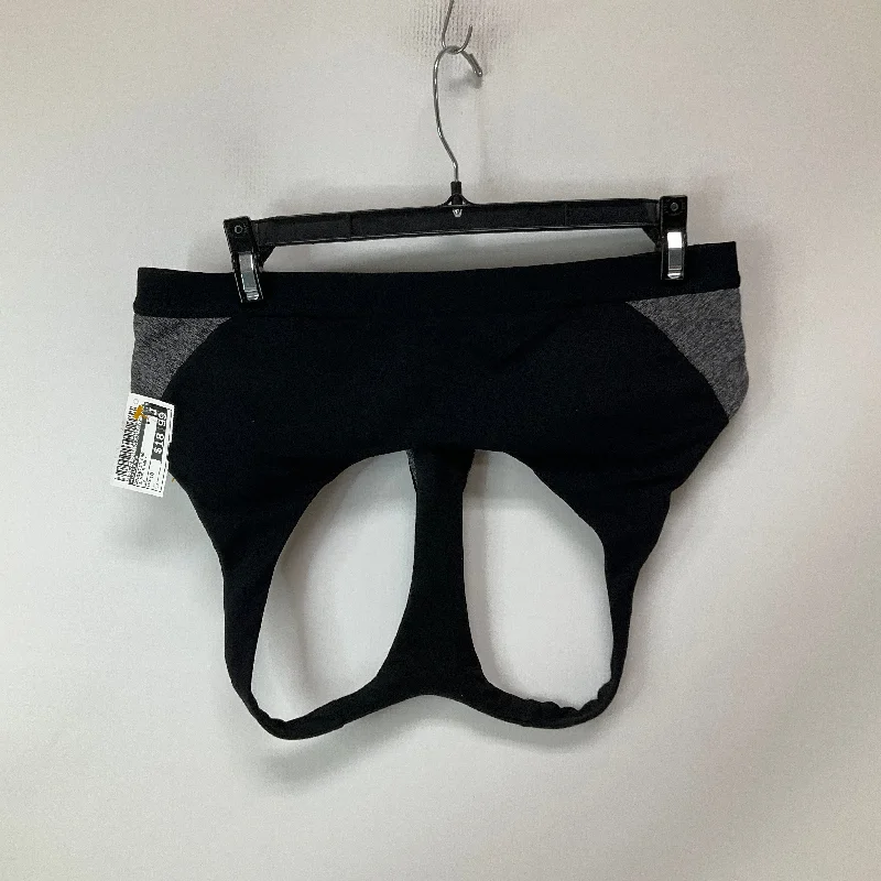 Yoga Bar with Organic Almond Milk -Athletic Bra By Lululemon In Black & Grey, Size: 10 Yoga Bar with Organic Almond Milk -Athletic Bra By Lululemon In Black & Grey, Size: 10