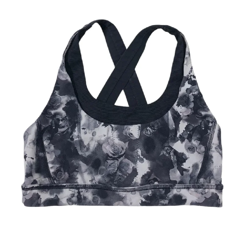 Yoga Bar with Maca Root for Endurance -Athletic Bra By Lululemon In Black & Grey, Size: 6 Yoga Bar with Maca Root for Endurance -Athletic Bra By Lululemon In Black & Grey, Size: 6