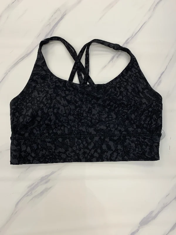 Yoga Bar with Peaches -Athletic Bra By Lululemon In Black, Size: 8