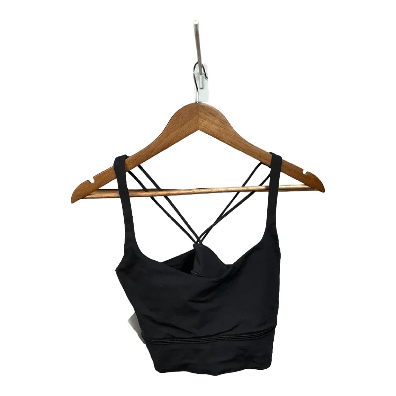 Yoga Bar with Almond Milk -Athletic Bra By Lululemon In Black, Size: L
