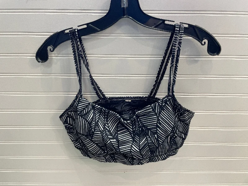 Yoga Bar for Healing Foods -Athletic Bra By Lululemon In Black & White, Size: 10