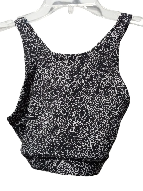 Yoga Bar with Pea Protein -Athletic Bra By Lululemon In Black & White, Size: 4