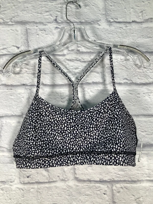 Yoga Bar with Cranberry and Almond -Athletic Bra By Lululemon In Black & White, Size: L