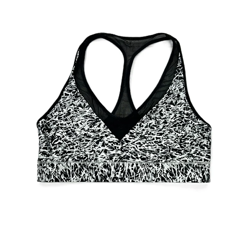 Yoga Bar for Post-Yoga Snack -Athletic Bra By Lululemon In Black & White, Size: Xs