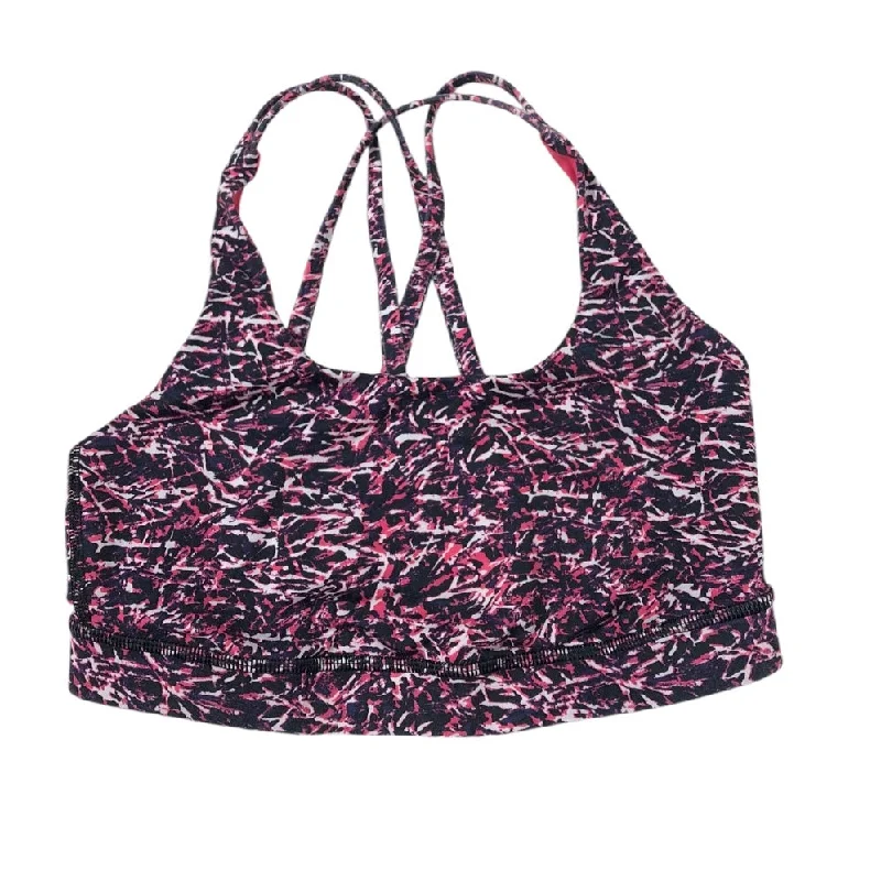 Yoga Bar for Active Lifestyle -Athletic Bra By Lululemon In Blue & Pink, Size: 6