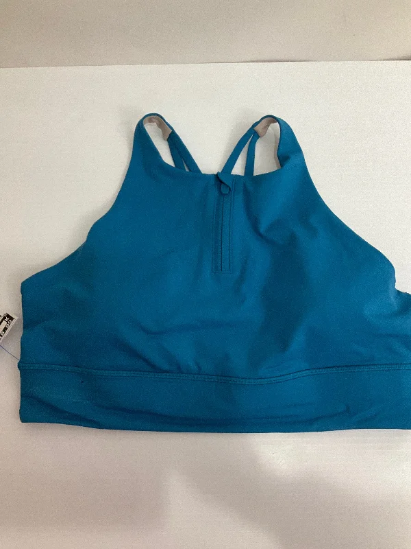 Yoga Bar with Sunflower Seeds -Athletic Bra By Lululemon In Blue, Size: 14
