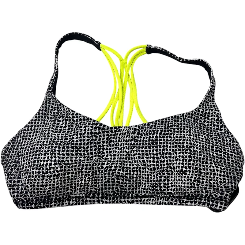 Yoga Bar with Fresh Ginger -Athletic Bra By Lululemon In Green & Grey, Size: S