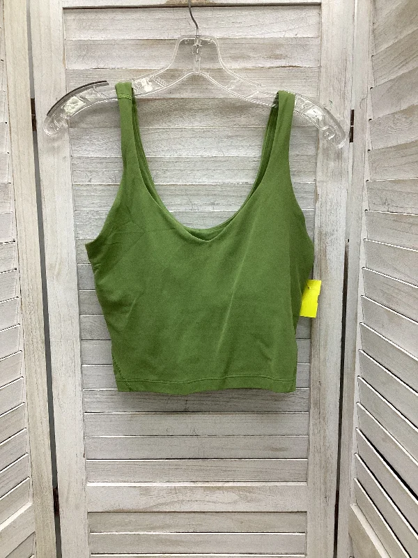 Yoga Bar with Rice Protein -Athletic Bra By Lululemon In Green, Size: L