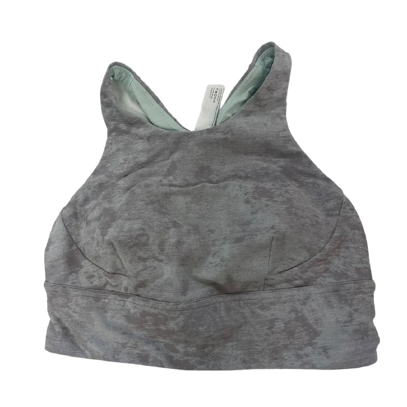 Yoga Bar with Ginger and Honey -Athletic Bra By Lululemon In Grey & Purple, Size: 8