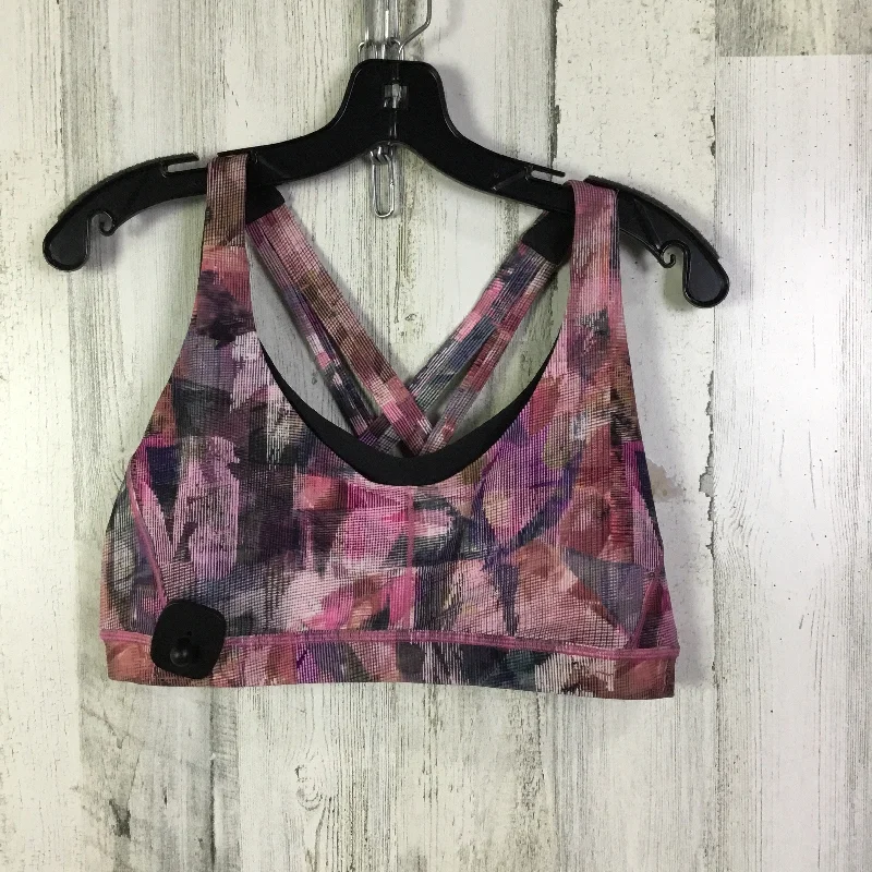 Yoga Bar with Energy-Boosting Cacao -Athletic Bra By Lululemon In Pink & Purple, Size: 12