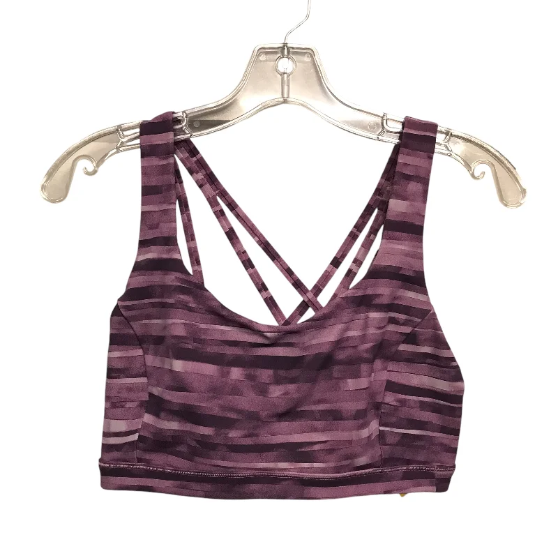 Yoga Bar with Apple and Cinnamon -Athletic Bra By Lululemon In Purple, Size:M