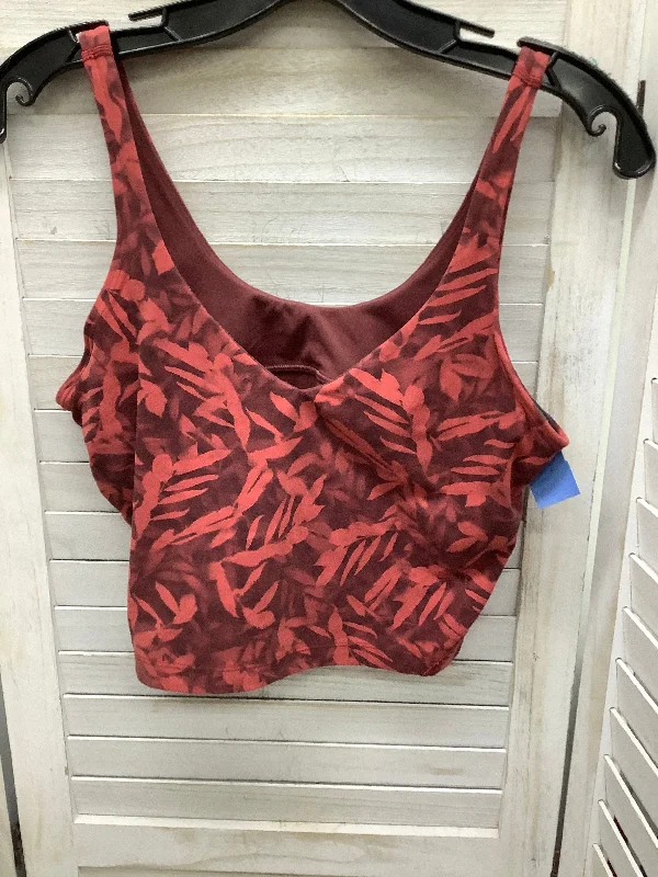 Yoga Bar for Balanced Nutrition -Athletic Bra By Lululemon In Red, Size: 10