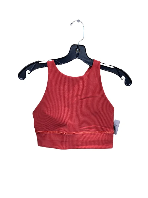 Organic Protein Bar for Detoxing -Athletic Bra By Lululemon In Red, Size: 6