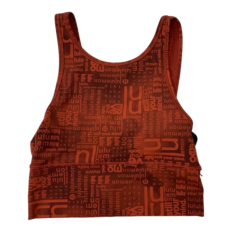 Yoga Bar with Cinnamon -Athletic Bra By Lululemon In Red, Size: S