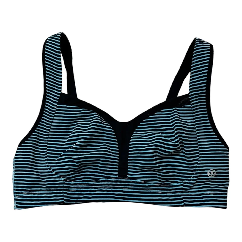 Yoga Bar for Intense Workouts -Athletic Bra By LULULEMON In Striped, Size: M