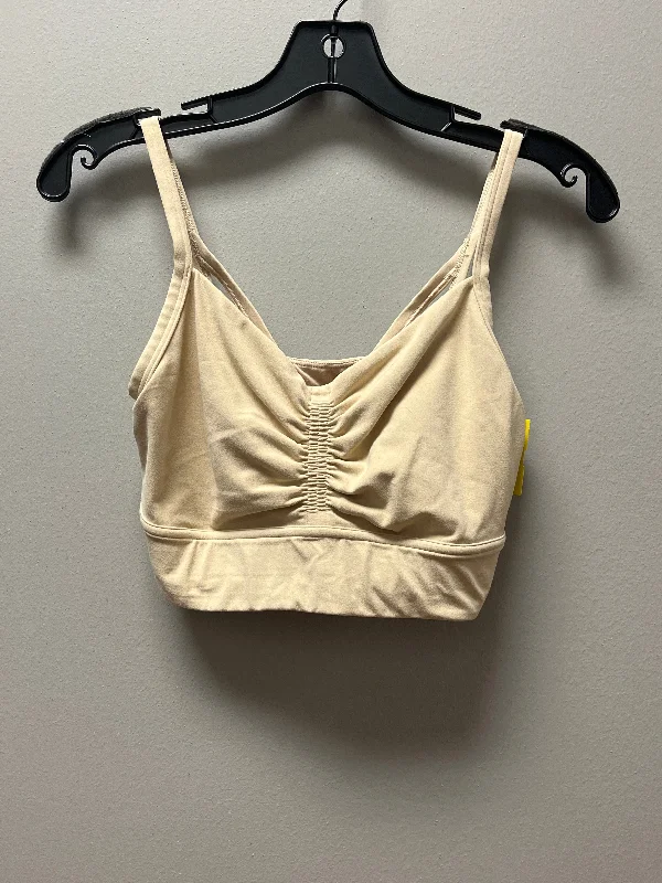 Organic Yoga Bars -ATHLETIC BRA LULULEMON in TAN, Size: 10