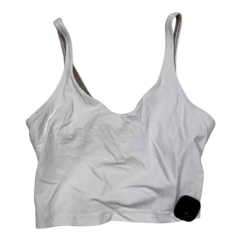 Yoga Bar with Olive Oil -Athletic Bra By Lululemon In White, Size: 10