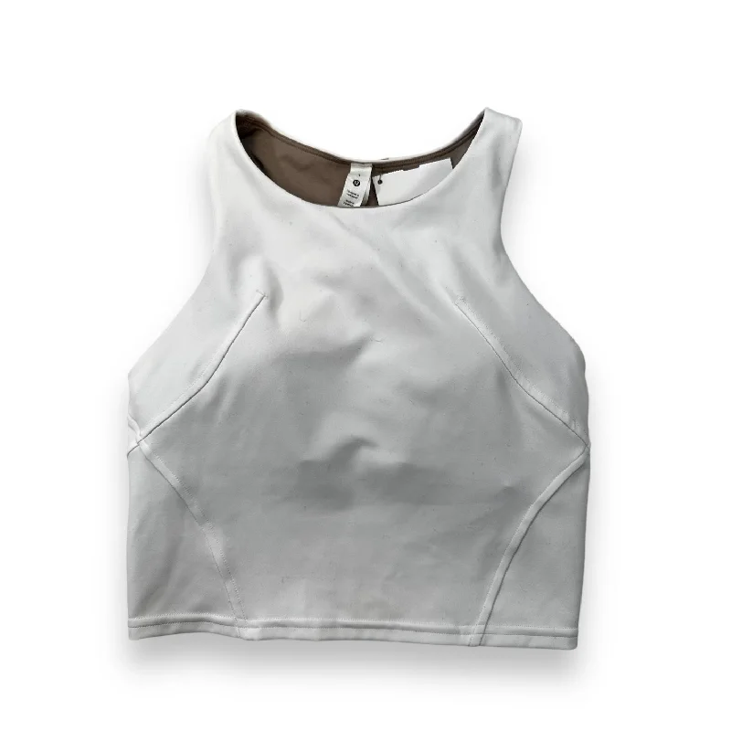 Yoga Bar with Probiotic Power -Athletic Bra By Lululemon In White, Size: 4