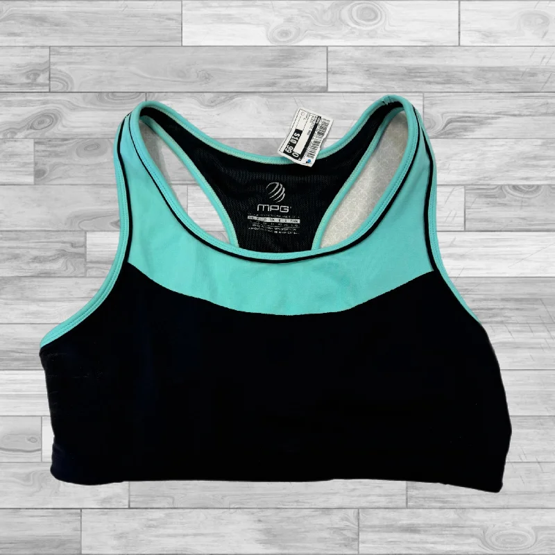 Yoga Bar with Matcha -Athletic Bra By Mpg In Black, Size: L