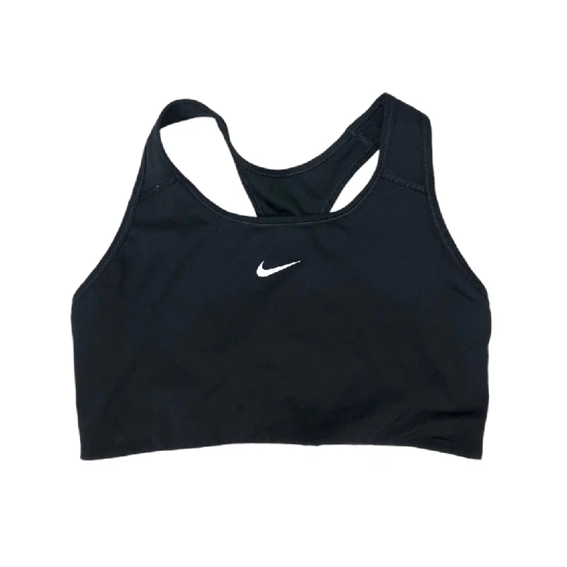 Yoga Bar with Avocado -Athletic Bra By Nike Apparel In Black, Size: L