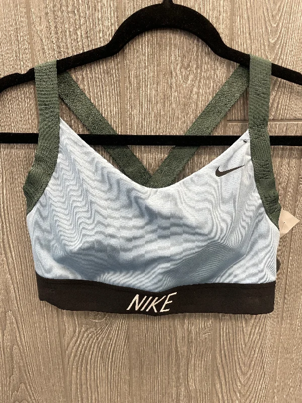 Yoga Bar for Stress Relief and Relaxation -Athletic Bra By Nike Apparel In Blue, Size: L