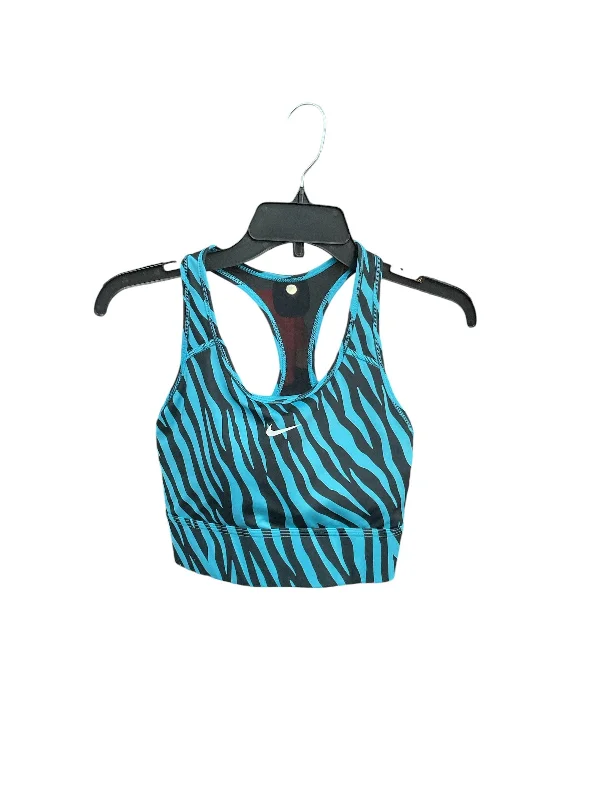Yoga Bar with Protein and Carbs -Athletic Bra By Nike Apparel In Blue, Size: M