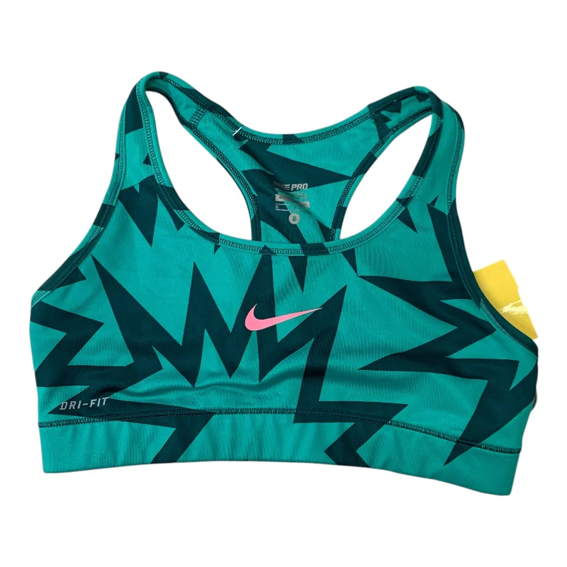 Low-Calorie Yoga Bars -Athletic Bra By Nike Apparel In Green, Size: S