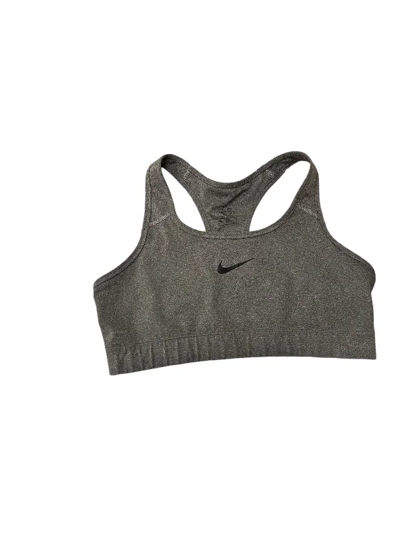 Yoga Bars for Healthy Energy -Athletic Bra By Nike Apparel In Grey, Size: L