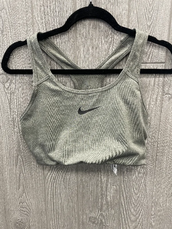 Yoga Bar with Hemp and Chia Seeds -Athletic Bra By Nike Apparel In Grey, Size: L